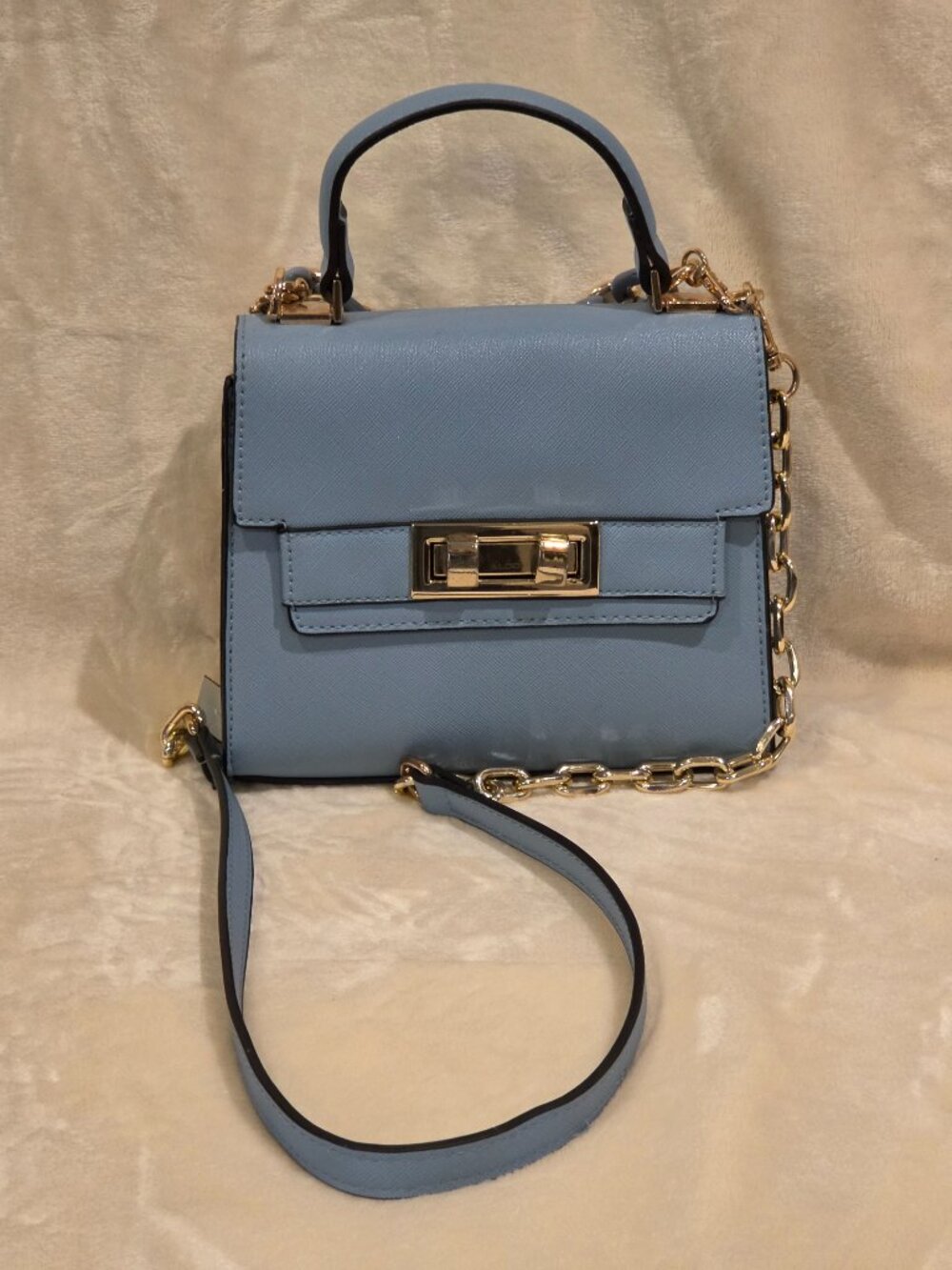 ALDO Light Blue Satchel Bag / Crossbody Bag